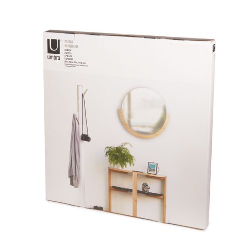 Umbra Lustro ścienne okrągłe DREWNO na Arena.pl