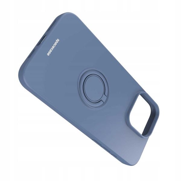 Spacecase Silicone Ring Iphone 15 Pro Max Blue zdjęcie 6