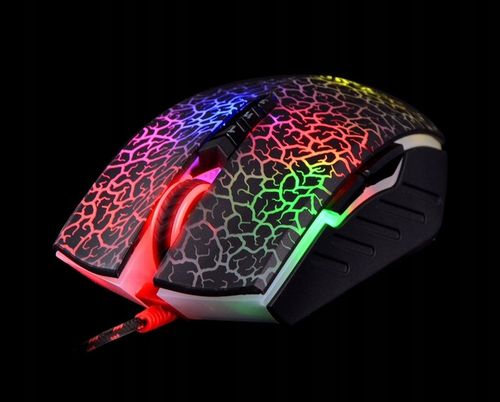MYSZKA PODŚWIETLANA GAMINGOWA DLA GRACZY A4TECH A70 PRZEWODOWA + PODKŁADKA na Arena.pl