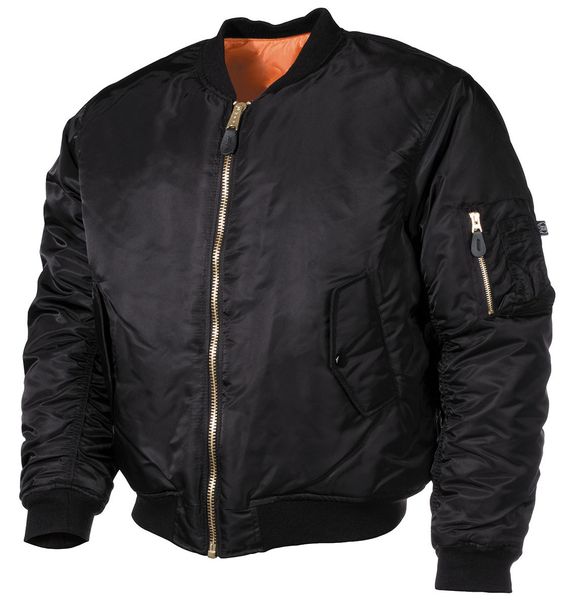 Kurtka pilotka MA1 czarna zdjęcie 1