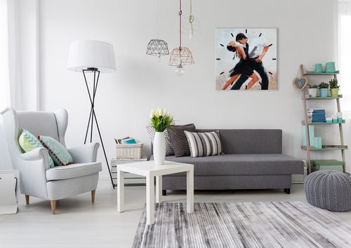 Zegar Ścienny - Tango Tancerze  - 60X60 Cm - C3Ac60X60-3771 na Arena.pl