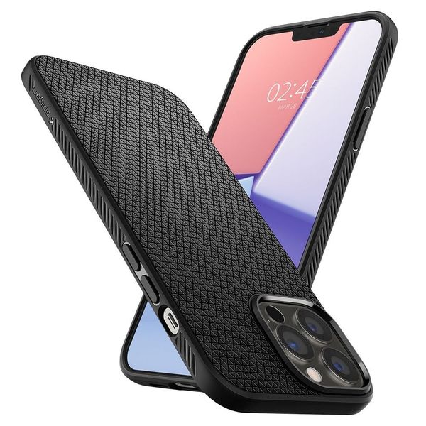 Etui Spigen Liquid Air do iPhone 13 Pro Matte Black zdjęcie 8