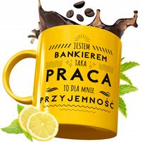 Złoty Kubek Premium Dla Bankiera Na Prezent Z Nadrukiem Ze Zdjęciem