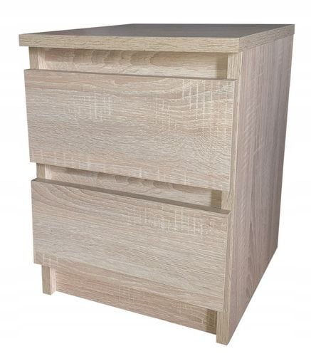 Szafka nocna, 2 szuflady stolik nocny, dąb sonoma na Arena.pl