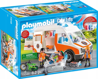 PLAYMOBIL KARETKA ZE ŚWIATŁEM I DŹWIĘKIEM 70049