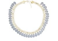 NASZYJNIK choker KRYSZTAŁ ozdobny złoty KOLIA