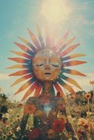 Plakat 67,5x100cm Słoneczna Medytacja