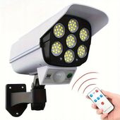 ATRAPA KAMERY PRZEMYSŁOWEJ SOLARNA CZUJNIK RUCHU 77 DIODY LED