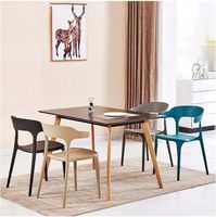 Krzesło Ogrodowe Plastikowe Tarasowe Uniwersalne Ażurowe Niebieskie MOCNE