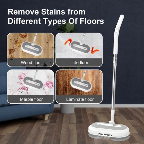 Akumulatorowy mop elektryczny 450ml Zestaw mopów obrotowych Myjka do okien na Arena.pl