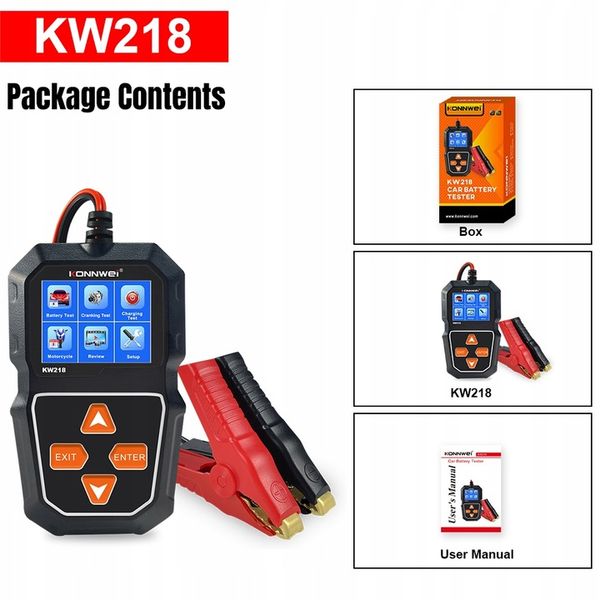 Miernik baterii Konnwei KW218 zdjęcie 8