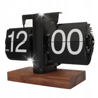 ZEGAR KLAPKOWY STOJĄCY MECHANICZNY STOŁOWY RETRO FLIP CLOCK VINTAGE KLAPKI