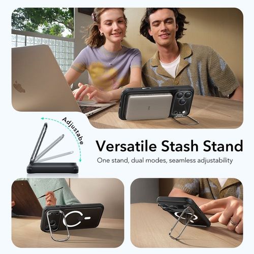 ESR CLASSIC HYBRID KICKSTAND MAGSAFE IPHONE 17 PRO MAX CLEAR/BLACK na Arena.pl