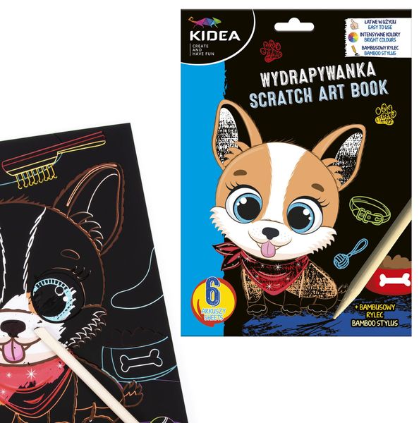wydrapywanka psy 6 ark kidea zdjęcie 1