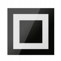 Oprawa LAMPKA schodowa LED 230V oświetlenie schodowe 2W CZARNA ZIMNA