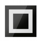 Oprawa LAMPKA schodowa LED 230V oświetlenie schodowe 2W CZARNA ZIMNA