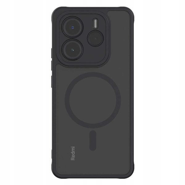 Spacecase Hybrid Mag Xiaomi Redmi Note 14 5G Black zdjęcie 5