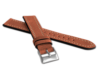LAVVU Brązowy pasek RETRO z luksusowej skóry Top Grain - 20
