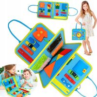 Tablica manipulacyjna MONTESSORI sensoryczna ZAMEK