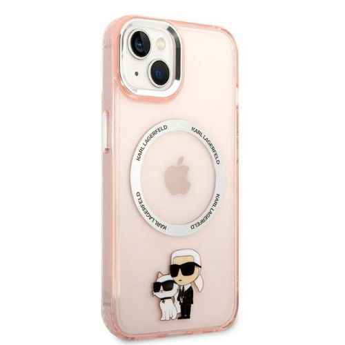 Etui Karl Lagerfeld do iPhone 15 Plus, iPhone 14 Plus, Różowy, MagSafe na Arena.pl