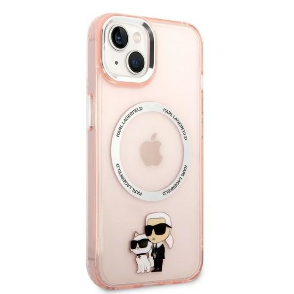 Etui Karl Lagerfeld do iPhone 15 Plus, iPhone 14 Plus, Różowy, MagSafe zdjęcie 4