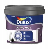 Farba akrylowa podkładowa Dulux 5 l śnieżnobiały mat