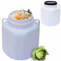 BECZKA PLASTIKOWA 50L DO KISZENIA ogórków kapusty