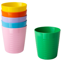 Kubki dla Dzieci plastikowe zestaw 6 sztuk IKEA KALAS kolorowe