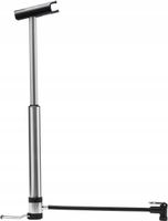 Pompka podłogowa crankbrothers Klic HV mini floor pump srebrny