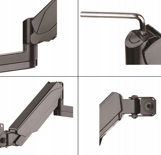 Regulowany Uchwyt do Monitora Telewizora TV 13-32 Regulacja wysokości zdjęcie 4