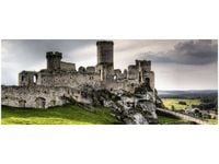 100X40CM ZAMEK OGRODZIENIEC OBRAZ DREWNO