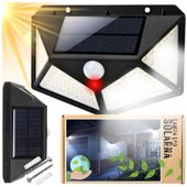 Lampa solarna halogen led z czujnik ruchu 3 tryby zewnętrzna ogrodowa ip65