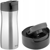 KUBEK TERMICZNY TEFAL COFFEE TO GO 300ML SZARY 100% SZCZELNY 360° STAL