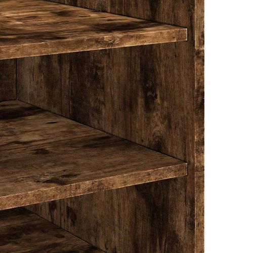 Szafka nocna, opalany dąb, 45x50x50 cm, materiał drewnopochodny na Arena.pl