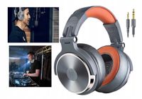 Słuchawki Nauszne Przewodowe Studyjne Dla Dj Hi_Res 50Mm 3.5 Mm 6.35 Mm