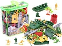 ZESTAW ŻOŁNIERZYKI FIGURKA WOJSKO CZOŁG HELIKOPTER