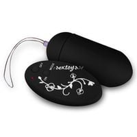 BEZPRZEWODOWE JAJKO WIBRUJĄCE Masażer Stymulujący CZARNY