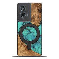 etui bewood unique do motorola edge 50 fusion - turquoise z magsafe