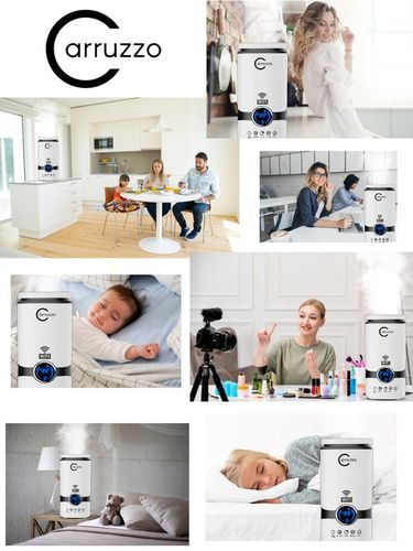 Nawilżacz powietrza SMART HOME WIFI automatyczny AROMATERAPIA OLEJKI PILOT na Arena.pl