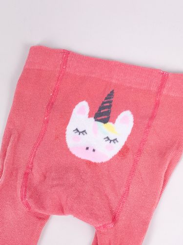 Rajstopy dziewczęce bawełniane we wzory 3PAK  56-62 YOCLUB na Arena.pl