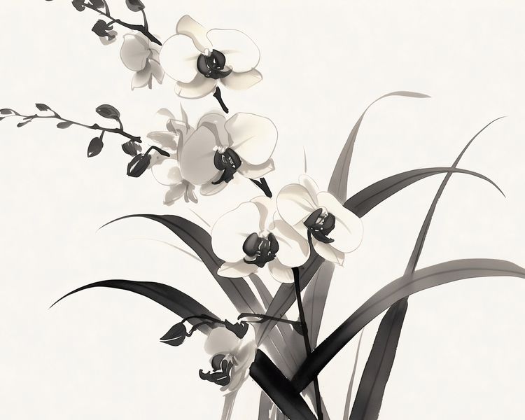 Plakat 50x40cm Orchidea zdjęcie 1