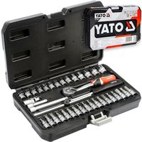 ZESTAW NARZĘDZIOWY KLUCZY NASADOWYCH KLUCZE NASASDOWE YATO 38EL
