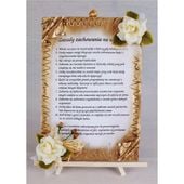 dyplom zasady zachowania na weselu śmieszne ślub