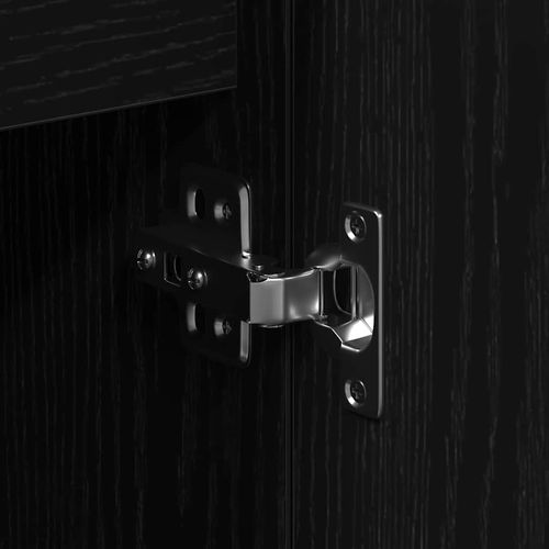 Bufet Czarny dąb 101,5 x 35 x 70 cm Materiał drewnopochodny na Arena.pl