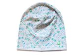 BROEL Wonder czapka dla chłopca beanie deskorolki szara 50-52