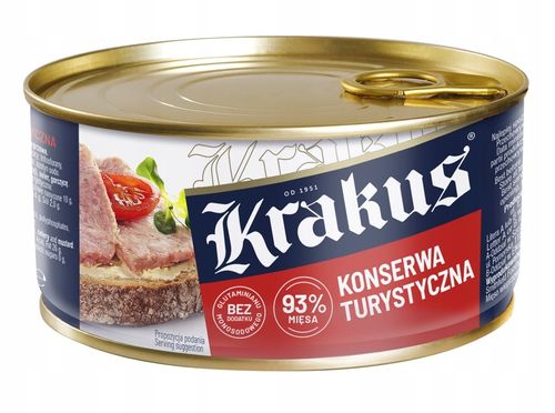KONSERWA TURYSTYCZNA KRAKUS SZYNKA PUSZKA 6x 300g na Arena.pl