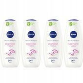 NIVEA Żel pod prysznic DIAMOND i ARGAN OIL, pak 4 x 500 ml