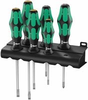 zestaw wkrętaków kraftform lasertip + wieszak, 6cz - w05105656001