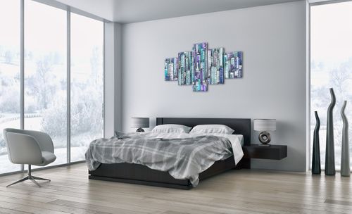 Obraz Na Płótnie - Drapacze Chmur - 125X70 Cm - Ea125X70-3857 na Arena.pl