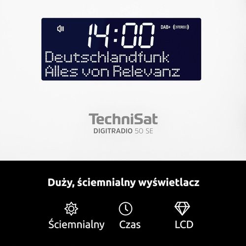 Radio sieciowe DAB+, FM TechniSat DIGITRADIO 50 SE Biały HIT ! na Arena.pl